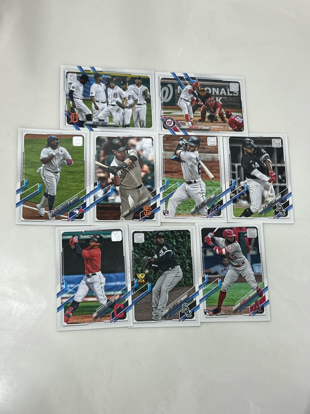 Baseball Player Trading Card Lot - Multi Team Set